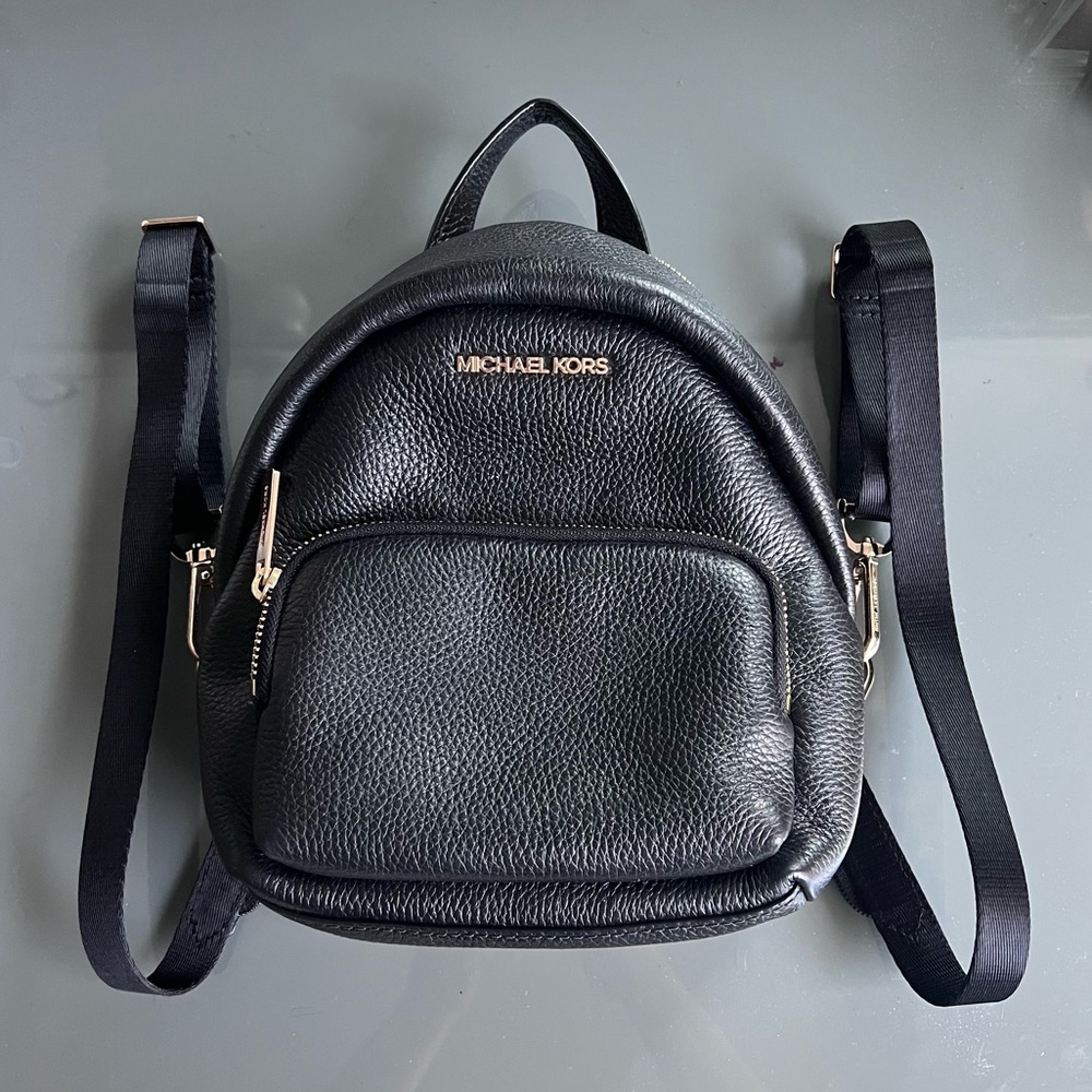 Michael Kors Mini Black Backpack